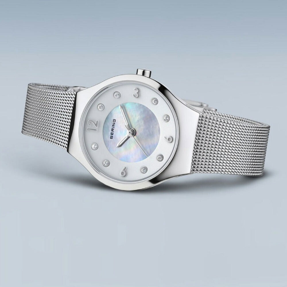 ベーリング BERING 腕時計 レディース クラシック スカンジナビアン カービングメッシュ Classic Scandinavian Curving Mesh 11427-004-J