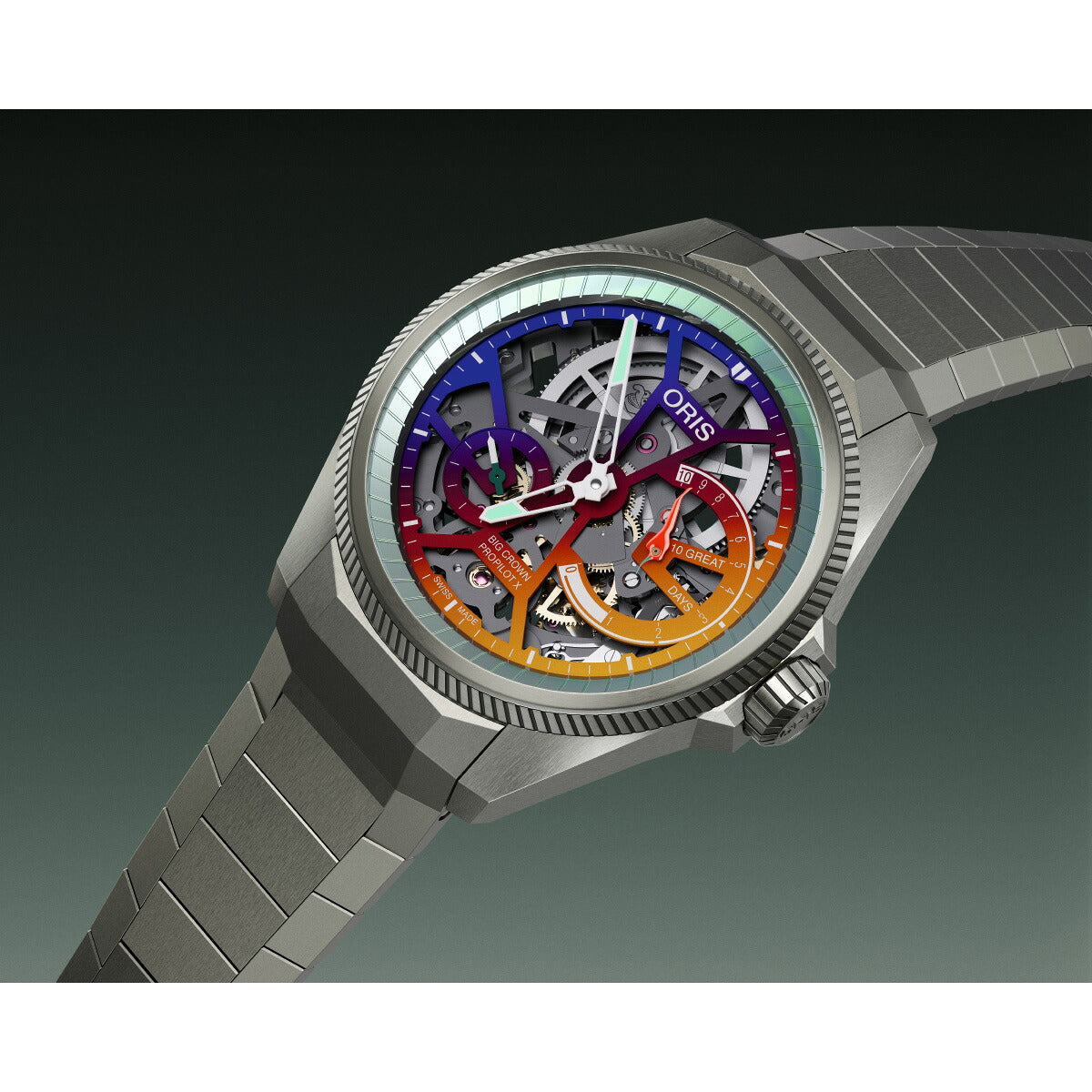 オリス ORIS プロパイロットX ゴンゾ エディション ディズニー ザ マペッツ PROPILOT X 腕時計 手巻 01 115 7759 7180-Set【2026 新作】【60回分割手数料無料！】