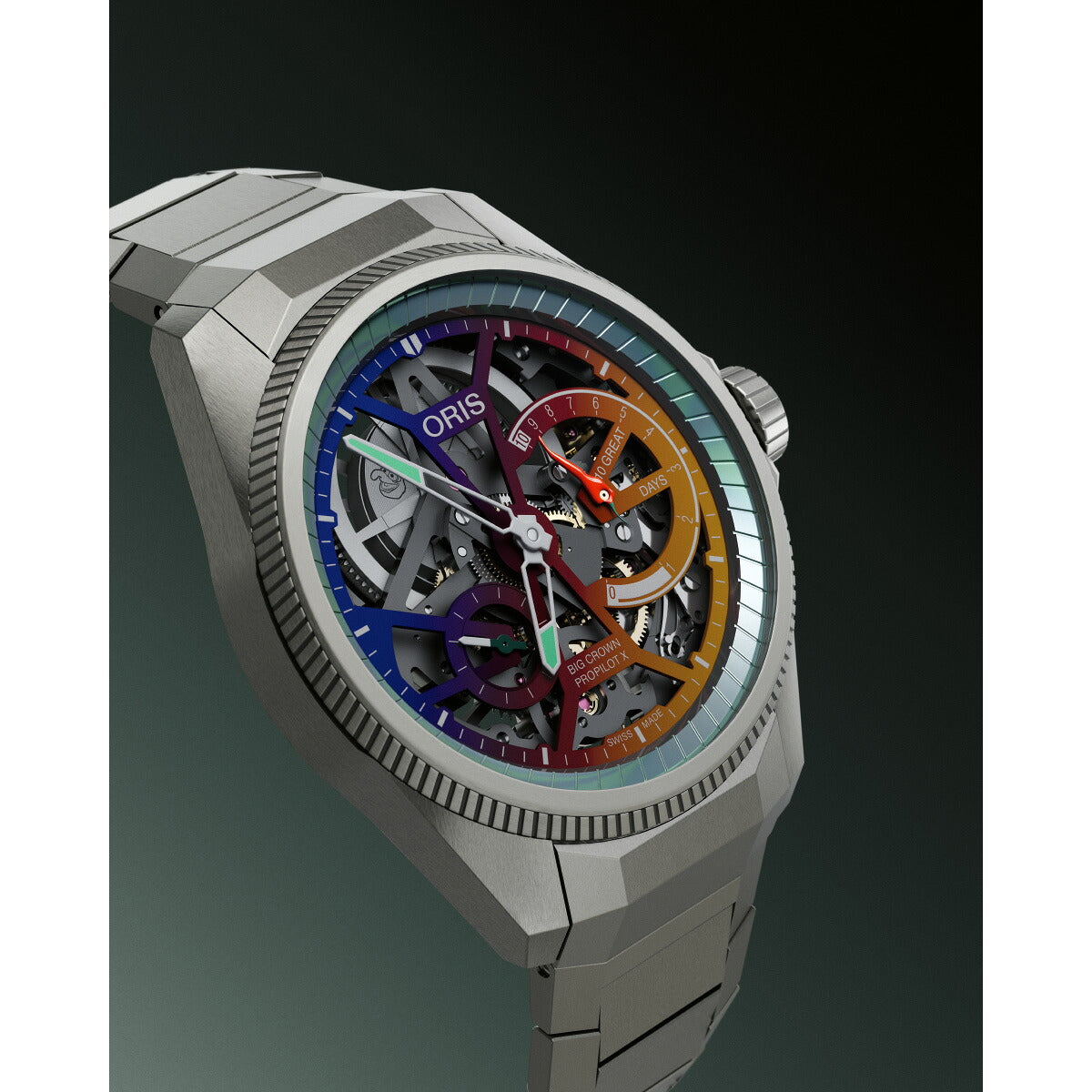オリス ORIS プロパイロットX ゴンゾ エディション ディズニー ザ マペッツ PROPILOT X 腕時計 手巻 01 115 7759 7180-Set【2026 新作】【60回分割手数料無料！】