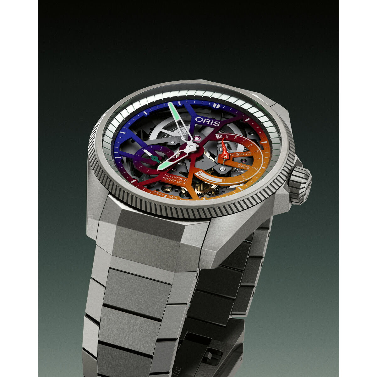 オリス ORIS プロパイロットX ゴンゾ エディション ディズニー ザ マペッツ PROPILOT X 腕時計 手巻 01 115 7759 7180-Set【2026 新作】【60回分割手数料無料！】