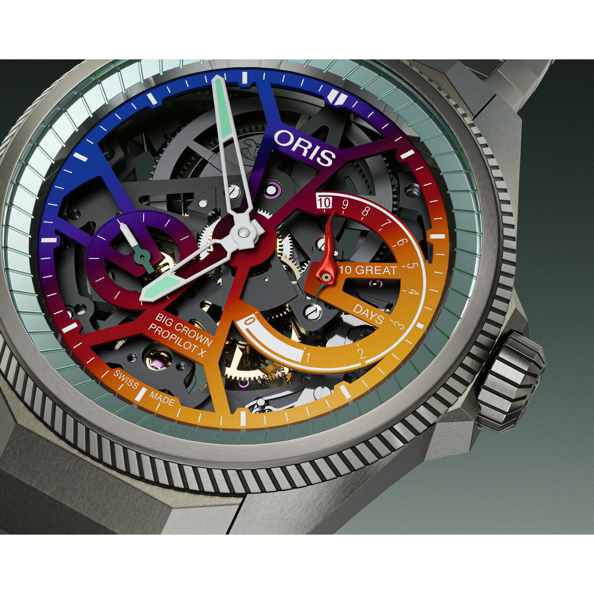 オリス ORIS プロパイロットX ゴンゾ エディション ディズニー ザ マペッツ PROPILOT X 腕時計 手巻 01 115 7759 7180-Set【2026 新作】【60回分割手数料無料！】