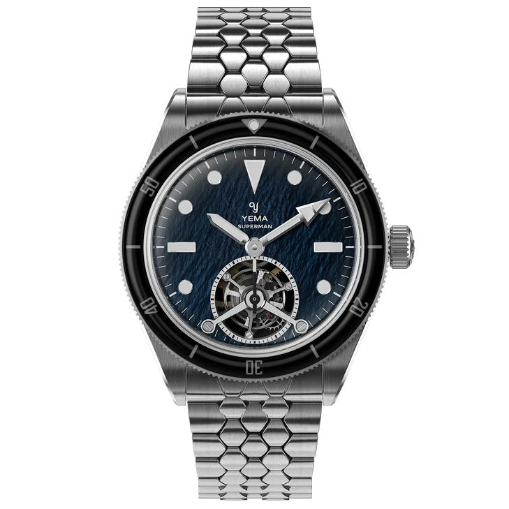 イエマ YEMA スーパーマン チタニウム トゥールビヨン CMM.31 限定50本 腕時計 ダイバーズウォッチ 自動巻き 12.26.31.65.TE.MT