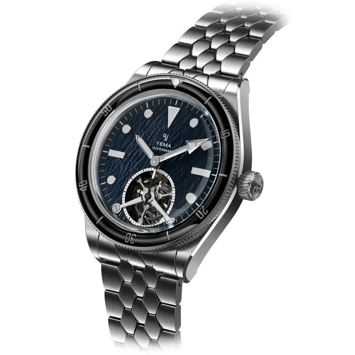 イエマ YEMA スーパーマン チタニウム トゥールビヨン CMM.31 限定50本 腕時計 ダイバーズウォッチ 自動巻き 12.26.31.65.TE.MT