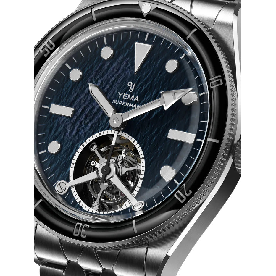 イエマ YEMA スーパーマン チタニウム トゥールビヨン CMM.31 限定50本 腕時計 ダイバーズウォッチ 自動巻き 12.26.31.65.TE.MT