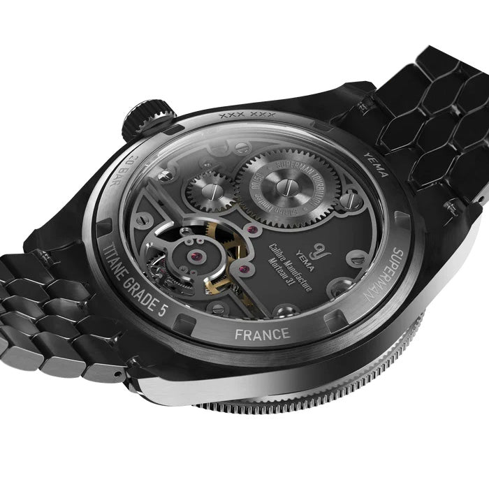 イエマ YEMA スーパーマン チタニウム トゥールビヨン CMM.31 限定50本 腕時計 ダイバーズウォッチ 自動巻き 12.26.31.65.TE.MT