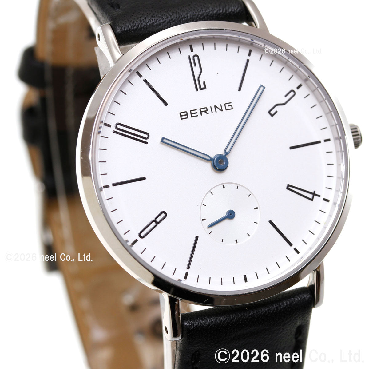 ベーリング BERING 腕時計 メンズ レディース クラシック スカンジナビアン スモールセコンド＆レザー Classic Scandinavian Small second ＆ Leather 14036-404