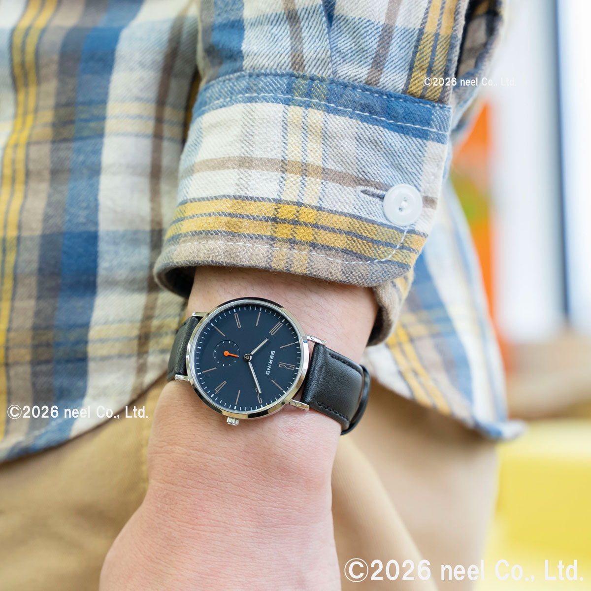 ベーリング BERING 腕時計 メンズ レディース クラシック スカンジナビアン スモールセコンド＆レザー Classic Scandinavian Small second ＆ Leather 14036-407