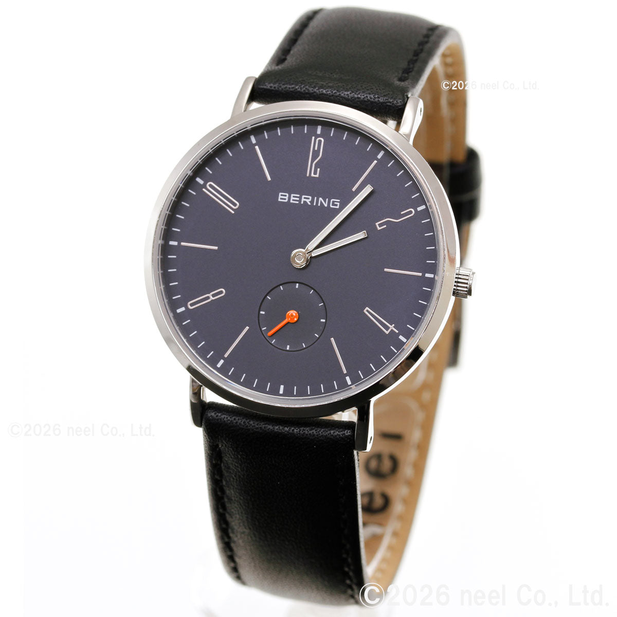 ベーリング BERING 腕時計 メンズ レディース クラシック スカンジナビアン スモールセコンド＆レザー Classic Scandinavian Small second ＆ Leather 14036-407