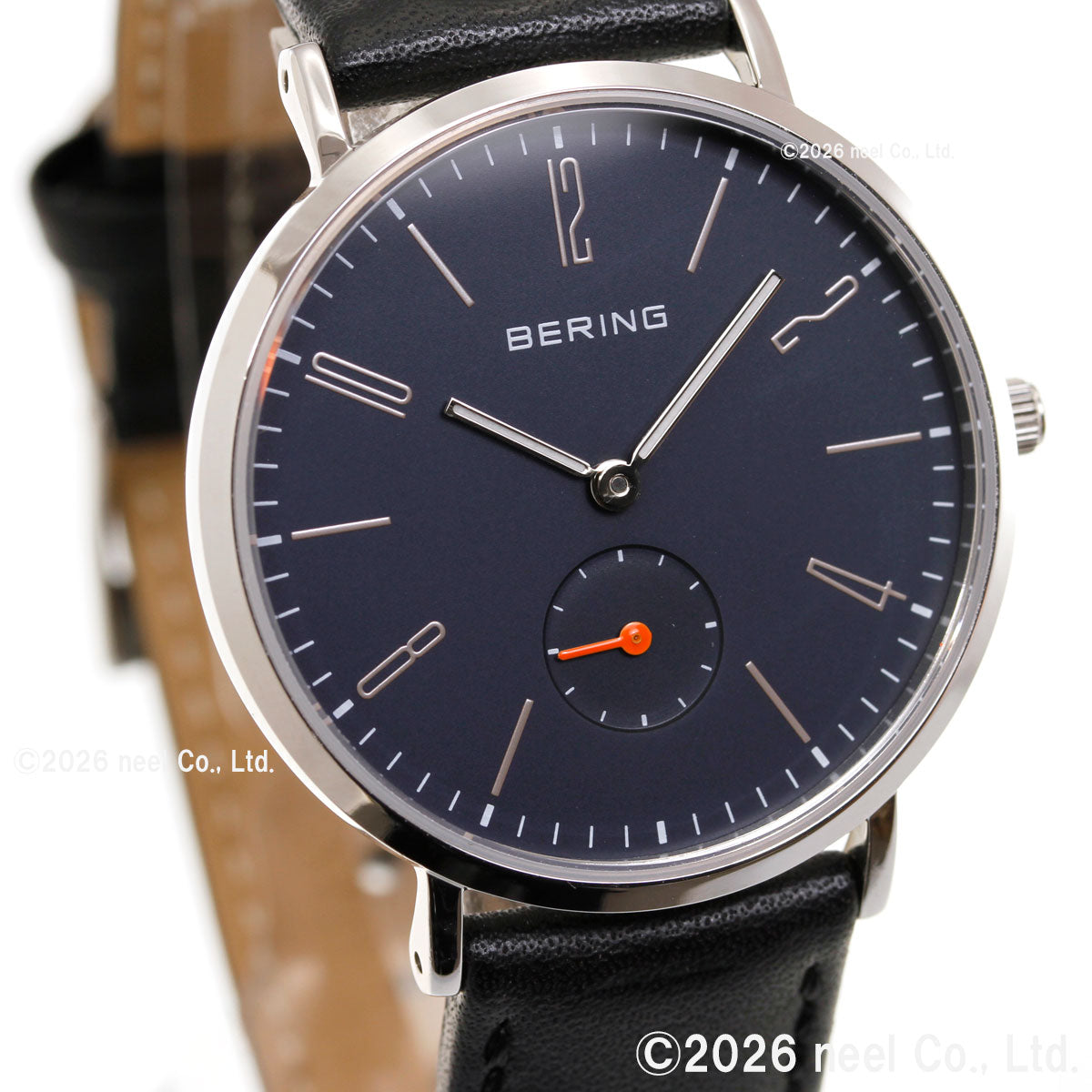 ベーリング BERING 腕時計 メンズ レディース クラシック スカンジナビアン スモールセコンド＆レザー Classic Scandinavian Small second ＆ Leather 14036-407