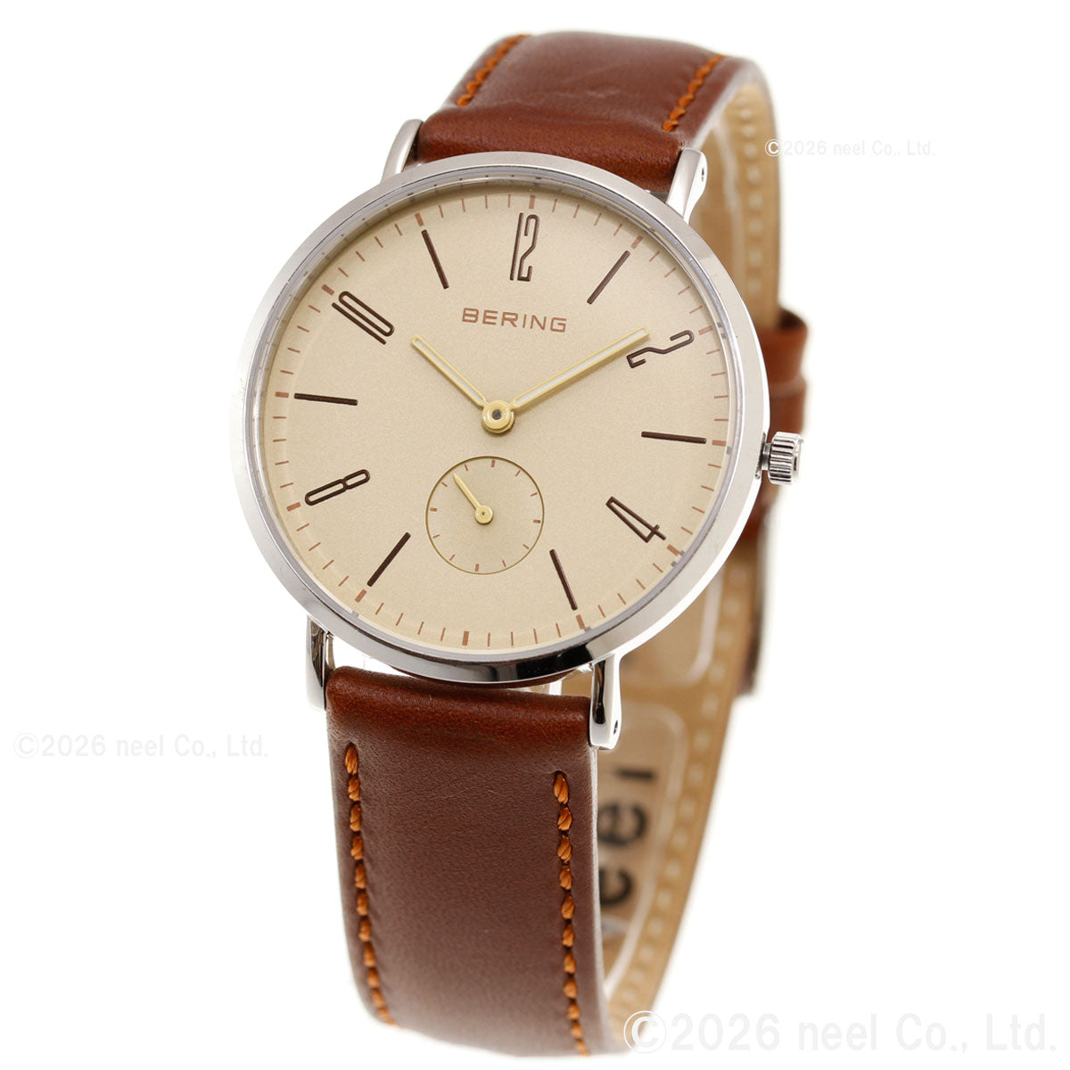 ベーリング BERING 腕時計 メンズ レディース クラシック スカンジナビアン スモールセコンド＆レザー Classic Scandinavian Small second ＆ Leather 14036-509
