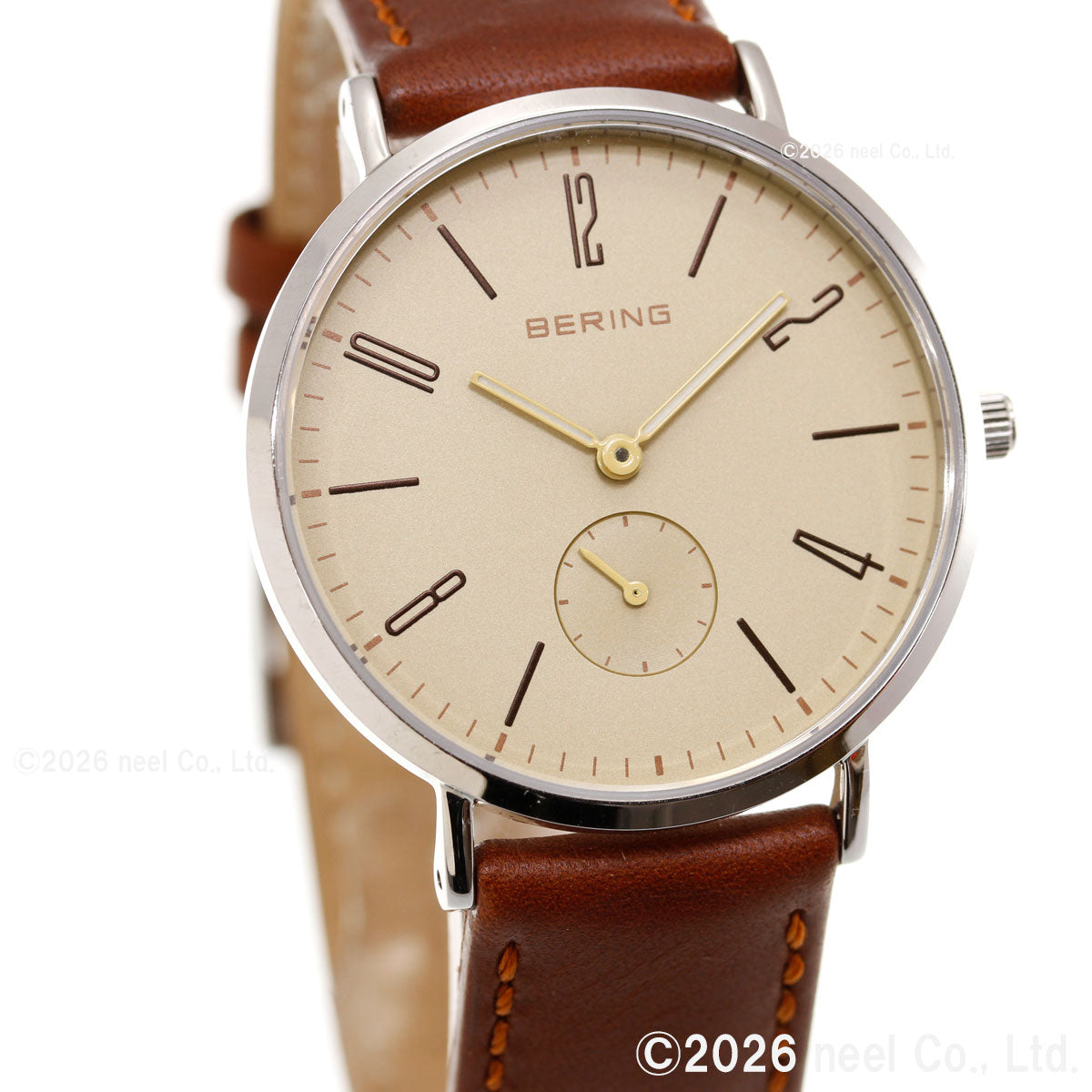ベーリング BERING 腕時計 メンズ レディース クラシック スカンジナビアン スモールセコンド＆レザー Classic Scandinavian Small second ＆ Leather 14036-509