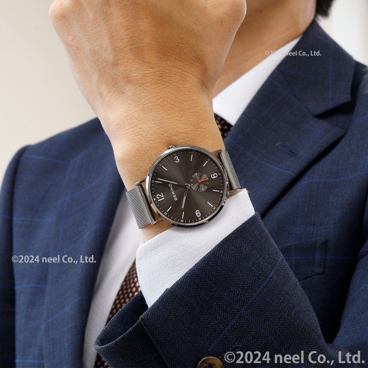 ベーリング BERING 腕時計 メンズ レディース クラシックコレクション グレー Classic Collection Gray 14040-377【2024 新作】