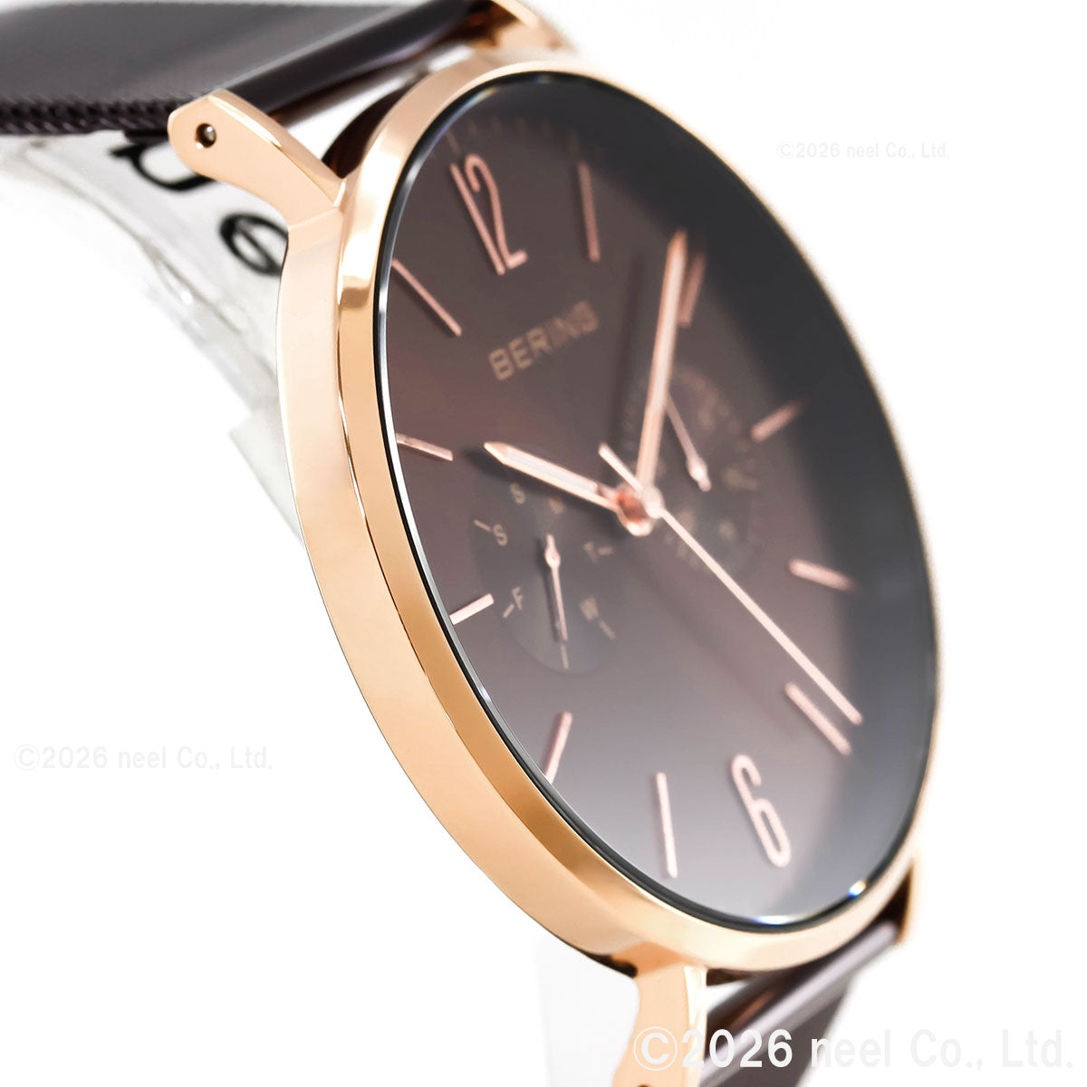 ベーリング BERING 日本限定モデル 腕時計 メンズ レディース LUXE BROWN Changes 14240-265