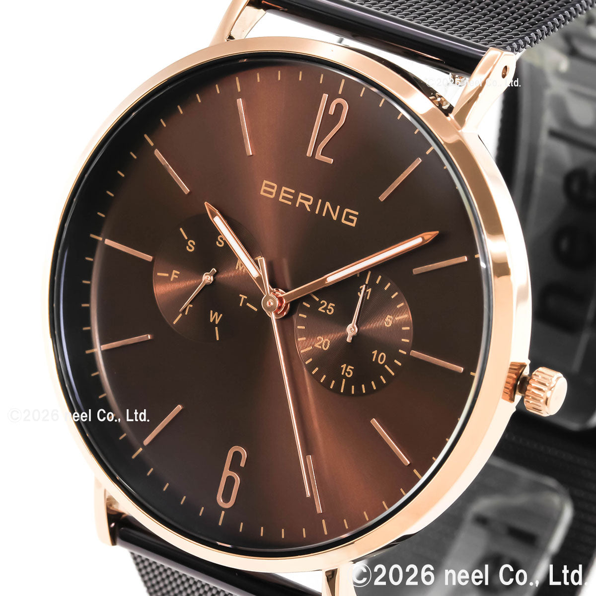 ベーリング BERING 日本限定モデル 腕時計 メンズ レディース LUXE BROWN Changes 14240-265