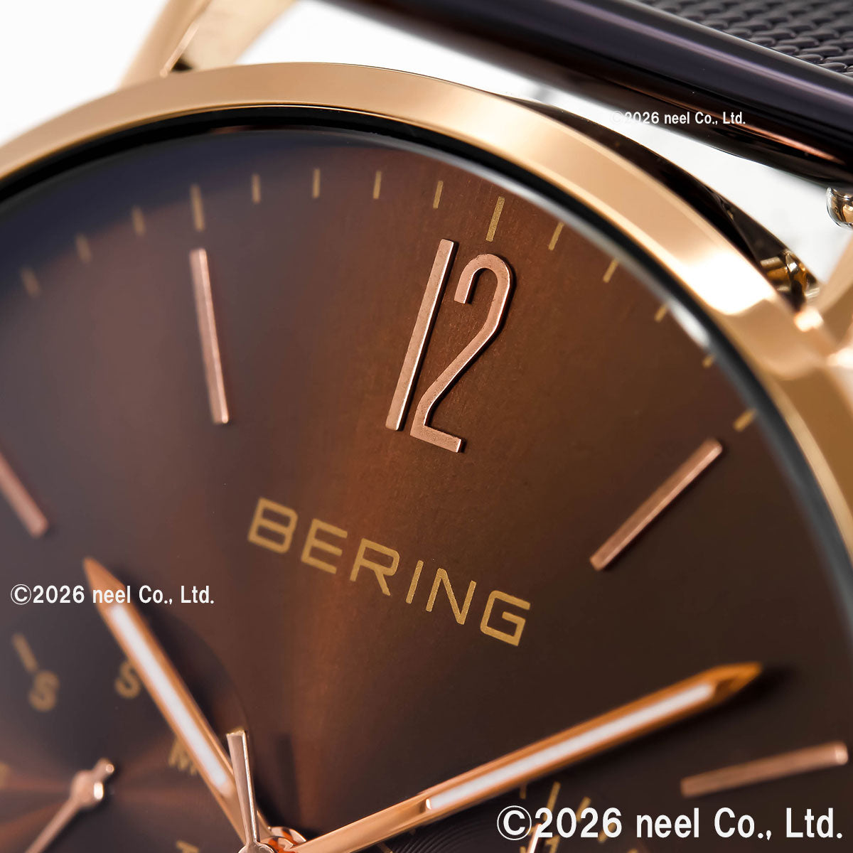 ベーリング BERING 日本限定モデル 腕時計 メンズ レディース LUXE BROWN Changes 14240-265