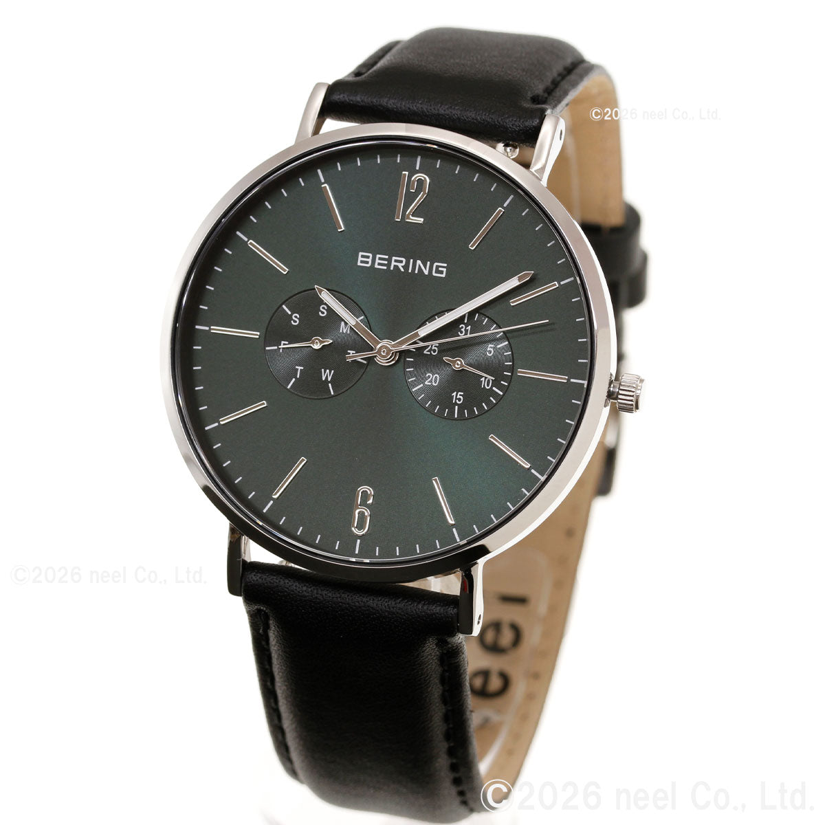 ベーリング BERING 腕時計 メンズ レディース チェンジズ ディープグリーン Changes Deep green 14240-409 替えベルト付き