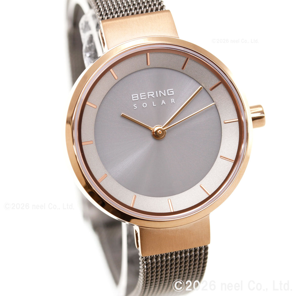 ベーリング BERING ソーラー 腕時計 ペアモデル レディース SOLAR 14627-369
