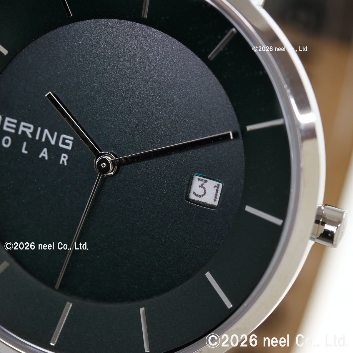 ベーリング BERING ソーラー 腕時計 メンズ レディース スカンジナビアン ディープグリーン Scandinavian Solar Pair Deep green 14639-409