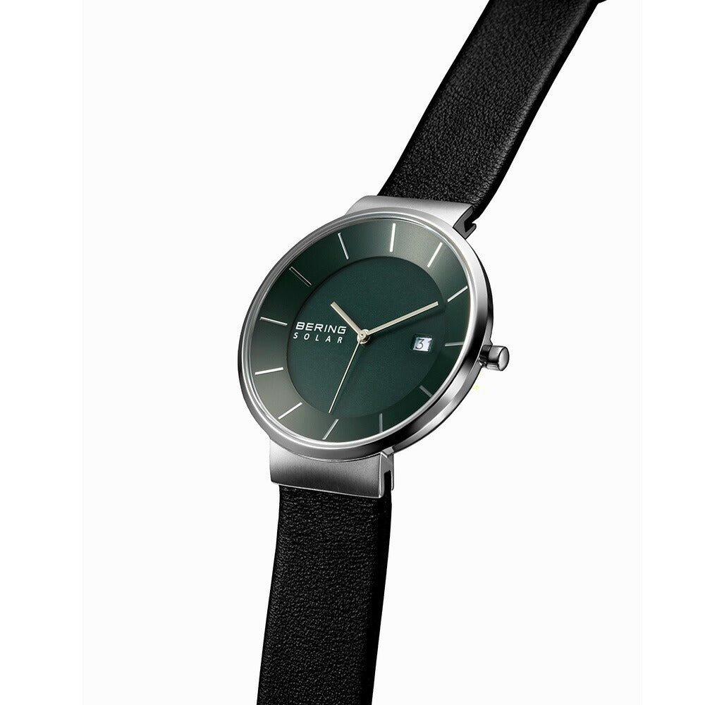ベーリング BERING ソーラー 腕時計 メンズ レディース スカンジナビアン ディープグリーン Scandinavian Solar Pair Deep green 14639-409