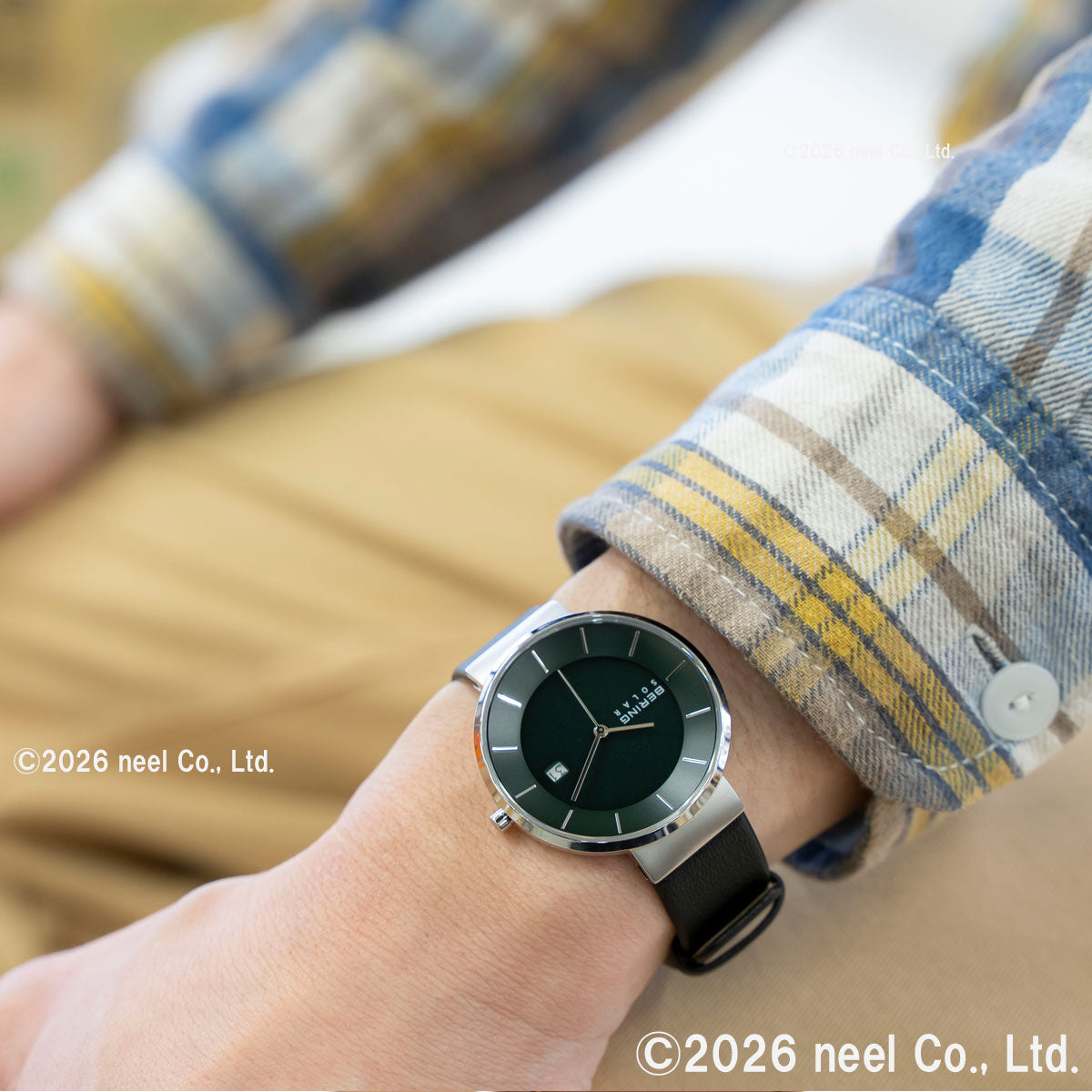 ベーリング BERING ソーラー 腕時計 メンズ レディース スカンジナビアン ディープグリーン Scandinavian Solar Pair Deep green 14639-409