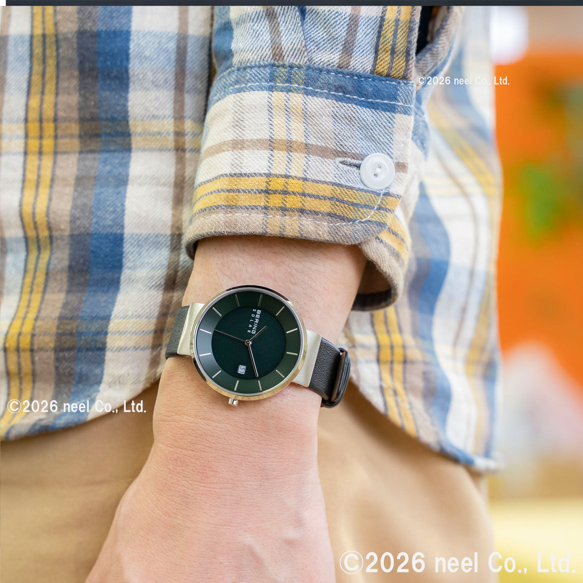 ベーリング BERING ソーラー 腕時計 メンズ レディース スカンジナビアン ディープグリーン Scandinavian Solar Pair Deep green 14639-409
