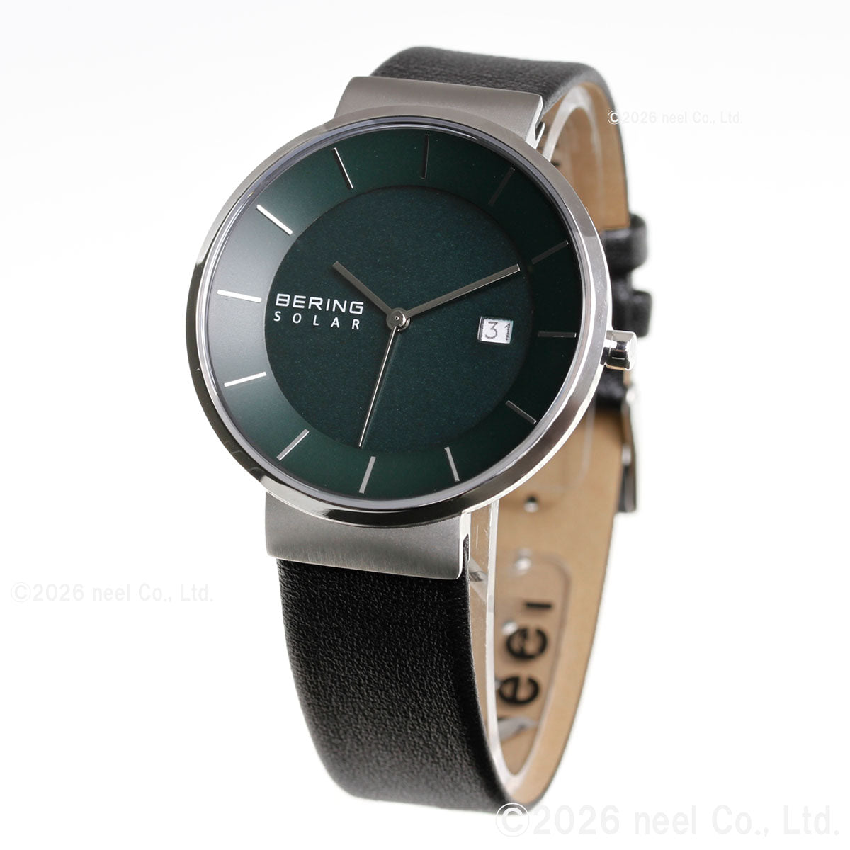 ベーリング BERING ソーラー 腕時計 メンズ レディース スカンジナビアン ディープグリーン Scandinavian Solar Pair Deep green 14639-409