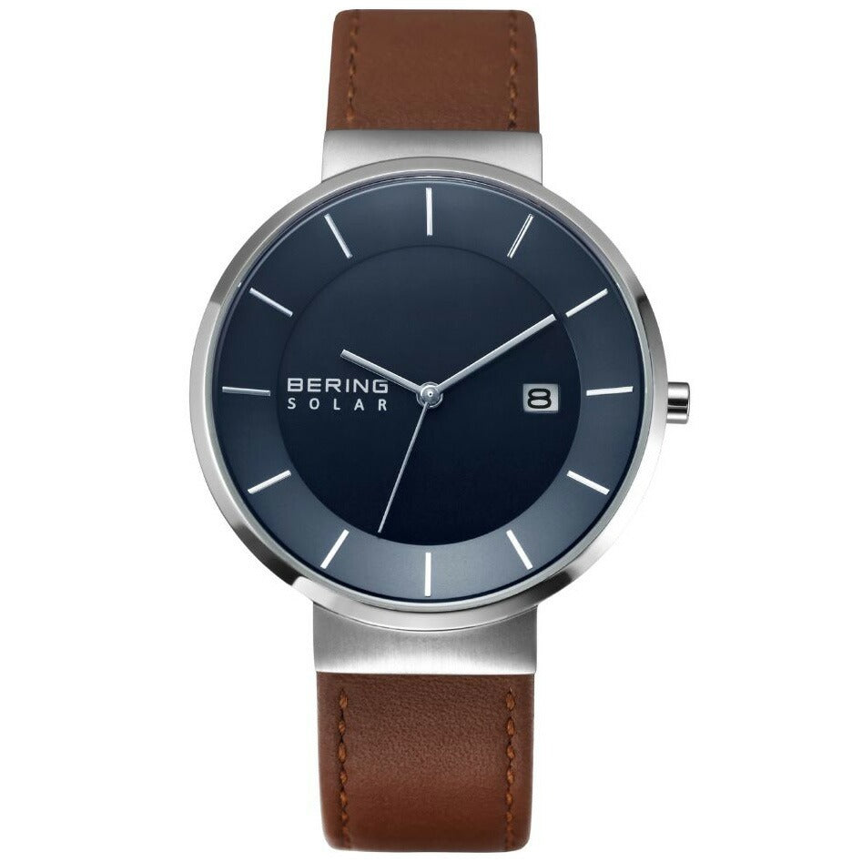 ベーリング BERING 腕時計 メンズ レディース ペア スカンジナビアン ソーラー ネイビーブルー Unisex Scandinavian Solar Navy Blue 14639-507