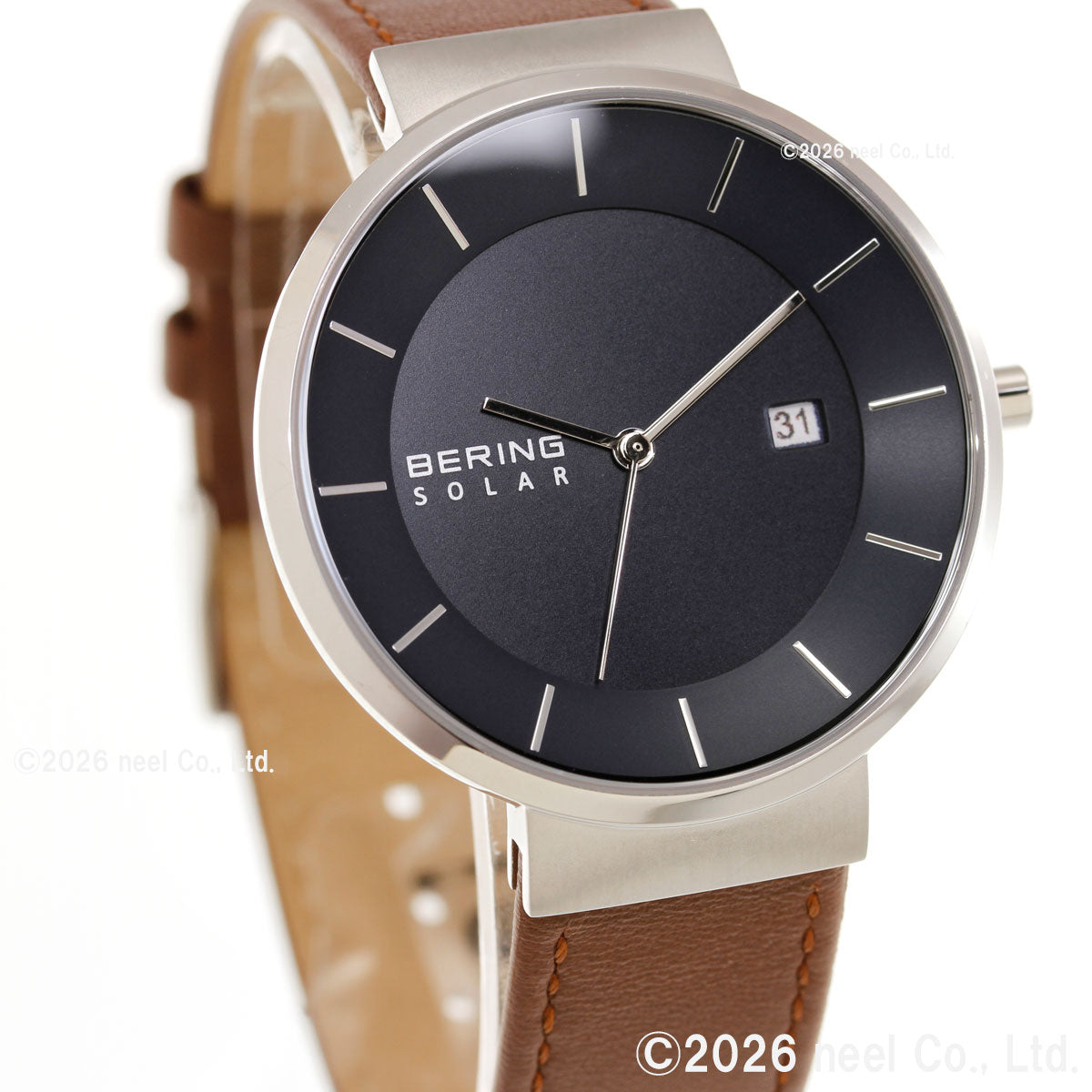 ベーリング BERING 腕時計 メンズ レディース ペア スカンジナビアン ソーラー ネイビーブルー Unisex Scandinavian Solar Navy Blue 14639-507