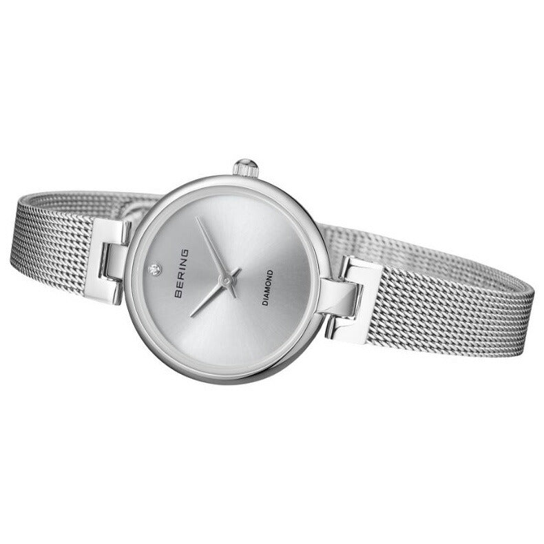ベーリング BERING 腕時計 レディース クラシック ダイヤモンド シルバー Ladies Watch Classic Diamond Silver 17724-000【2026 新作】