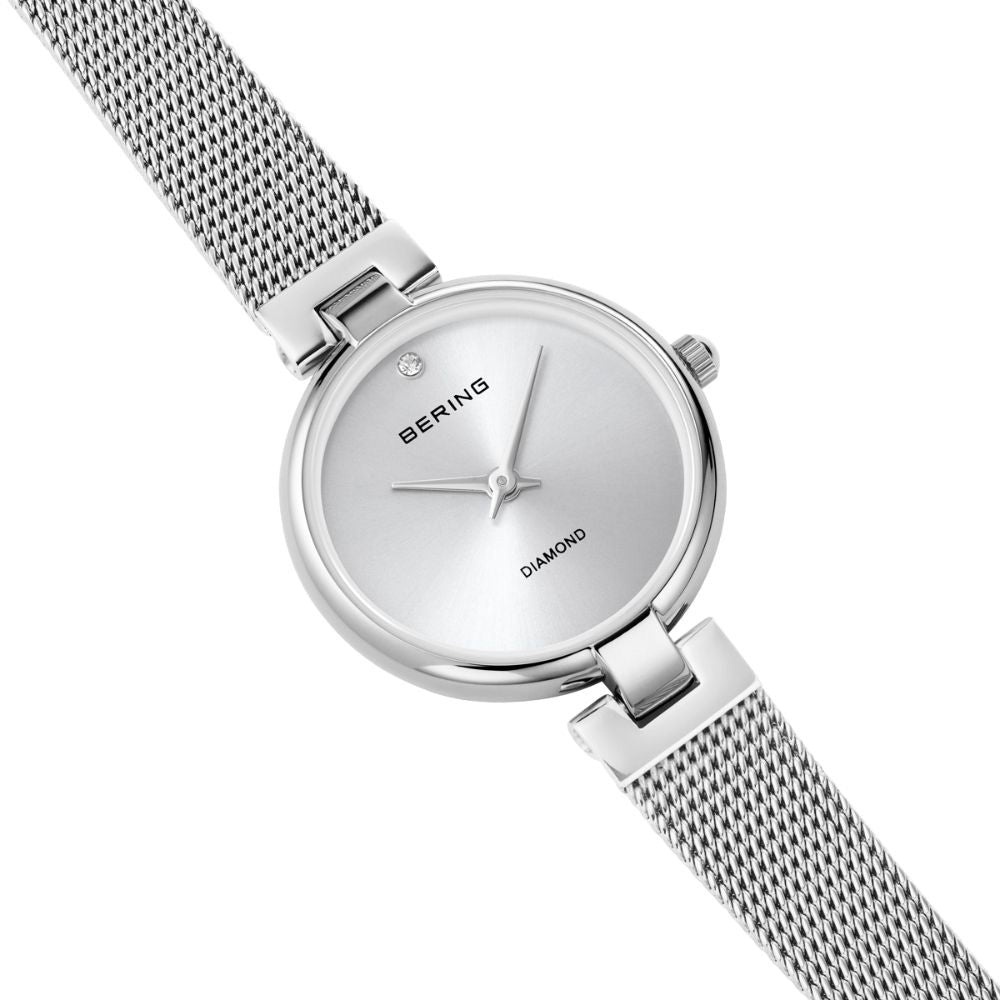ベーリング BERING 腕時計 レディース クラシック ダイヤモンド シルバー Ladies Watch Classic Diamond Silver 17724-000【2026 新作】