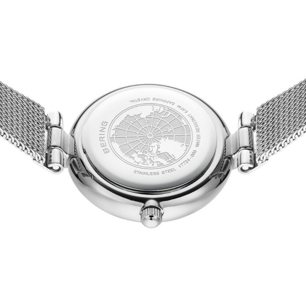 ベーリング BERING 腕時計 レディース クラシック ダイヤモンド シルバー Ladies Watch Classic Diamond Silver 17724-000【2026 新作】