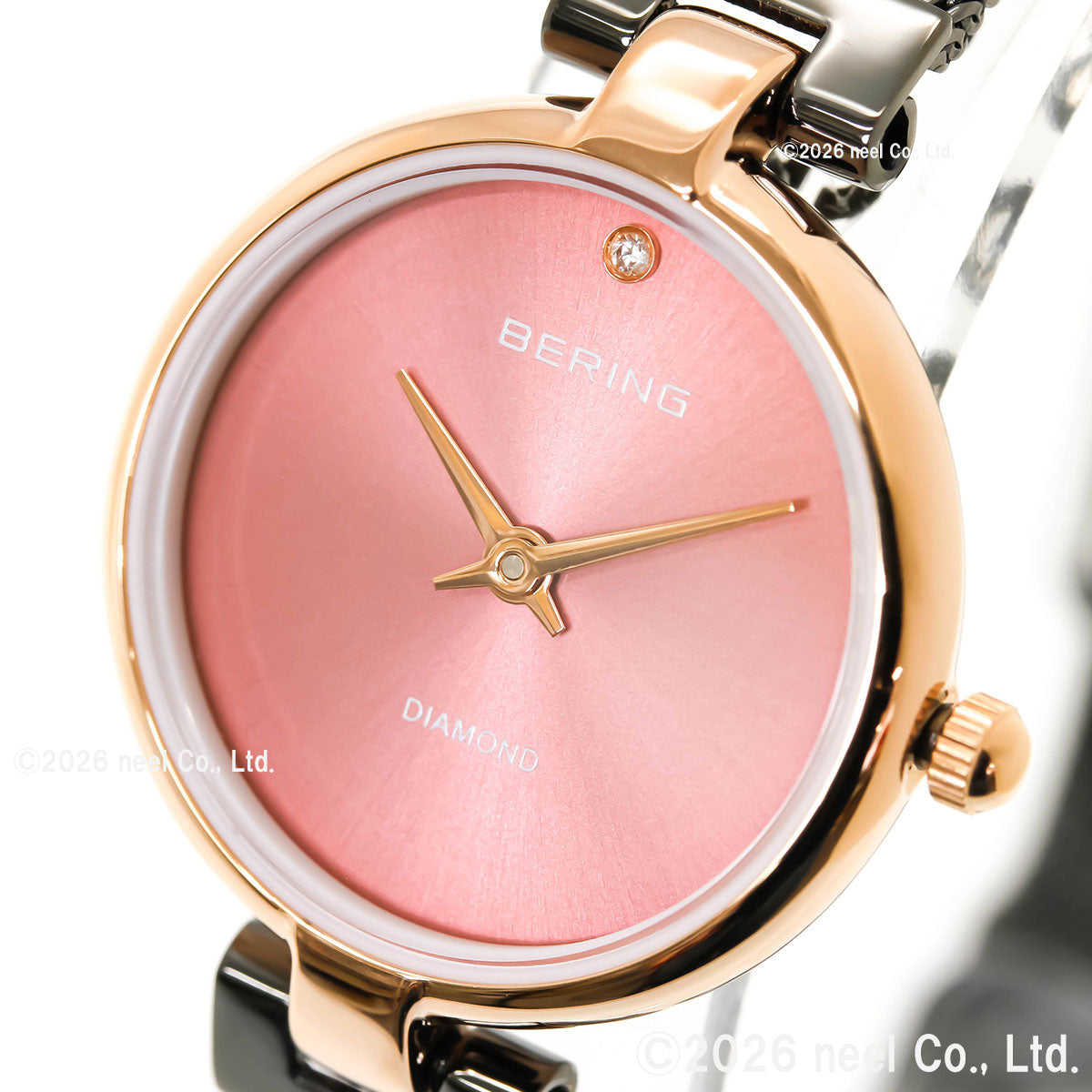 ベーリング BERING 腕時計 レディース クラシック ダイヤモンド チェリーブロッサム 日本限定モデル Classic Diamond Cherry Blossom 17724-069【2026 新作】