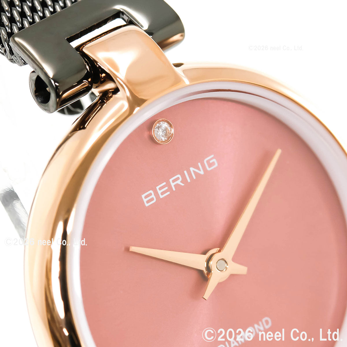 ベーリング BERING 腕時計 レディース クラシック ダイヤモンド チェリーブロッサム 日本限定モデル Classic Diamond Cherry Blossom 17724-069【2026 新作】