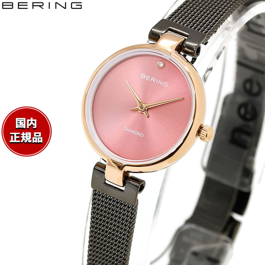 ベーリング BERING 腕時計 レディース クラシック ダイヤモンド チェリーブロッサム 日本限定モデル Classic Diamond Cherry Blossom 17724-069【2026 新作】