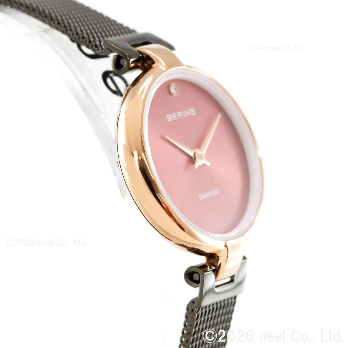 ベーリング BERING 腕時計 レディース クラシック ダイヤモンド チェリーブロッサム 日本限定モデル Classic Diamond Cherry Blossom 17724-069【2026 新作】