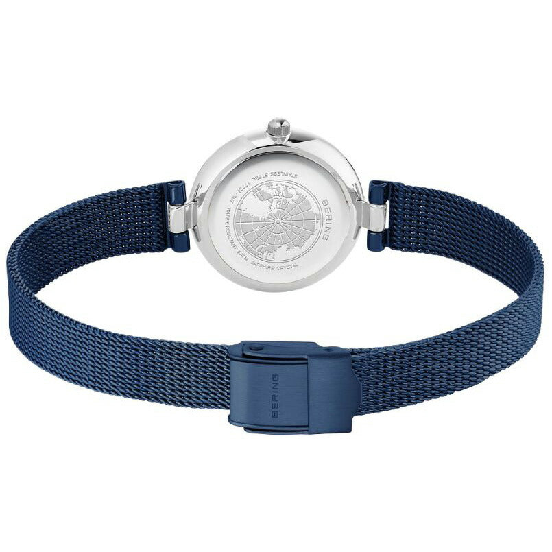 ベーリング BERING 腕時計 レディース クラシック ダイヤモンド ブルー Ladies Watch Classic Diamond Blue 17724-307【2026 新作】