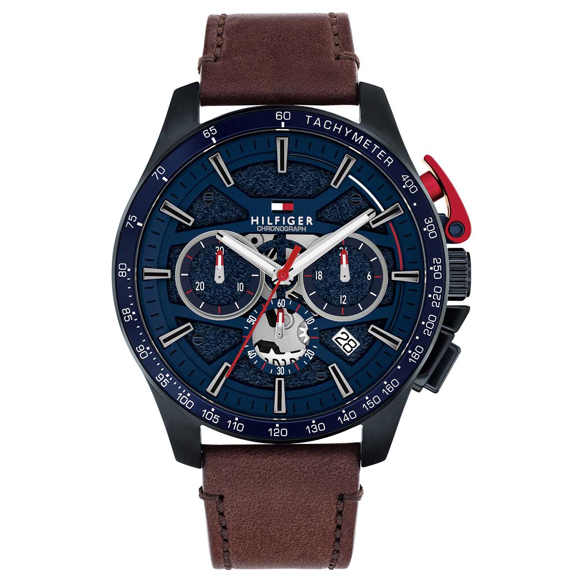 トミーヒルフィガー TOMMY HILFIGER 腕時計 メンズ クロノグラフ タキメーター デイト BANK 1792268【2026 新作】