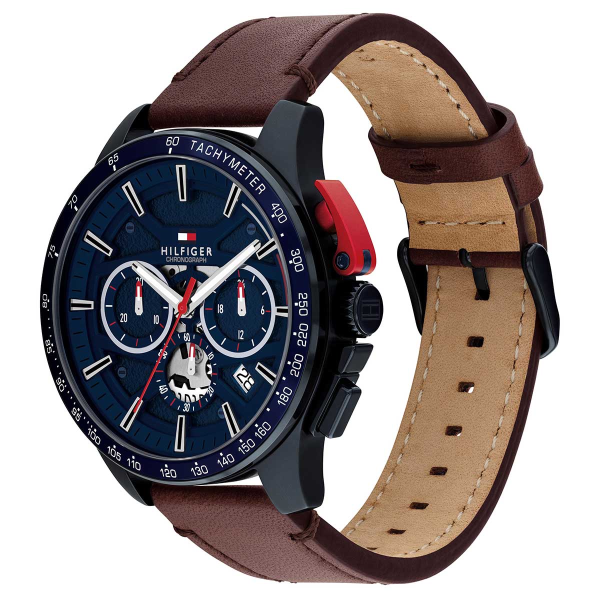 トミーヒルフィガー TOMMY HILFIGER 腕時計 メンズ クロノグラフ タキメーター デイト BANK 1792268【2026 新作】