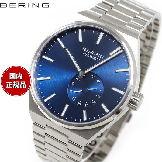 ベーリング BERING 自動巻き 腕時計 メンズ レディース オートマチック アークティックサークル ブルー×シルバー AUTOMATIC ARCTIC CIRCLE BLUE SILVER 19441-707