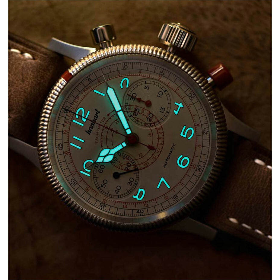 ハンハルト hanhart 腕時計 メンズ パイオニア タキテレ PIONEER TachyTele 自動巻き 1H712.200-0010