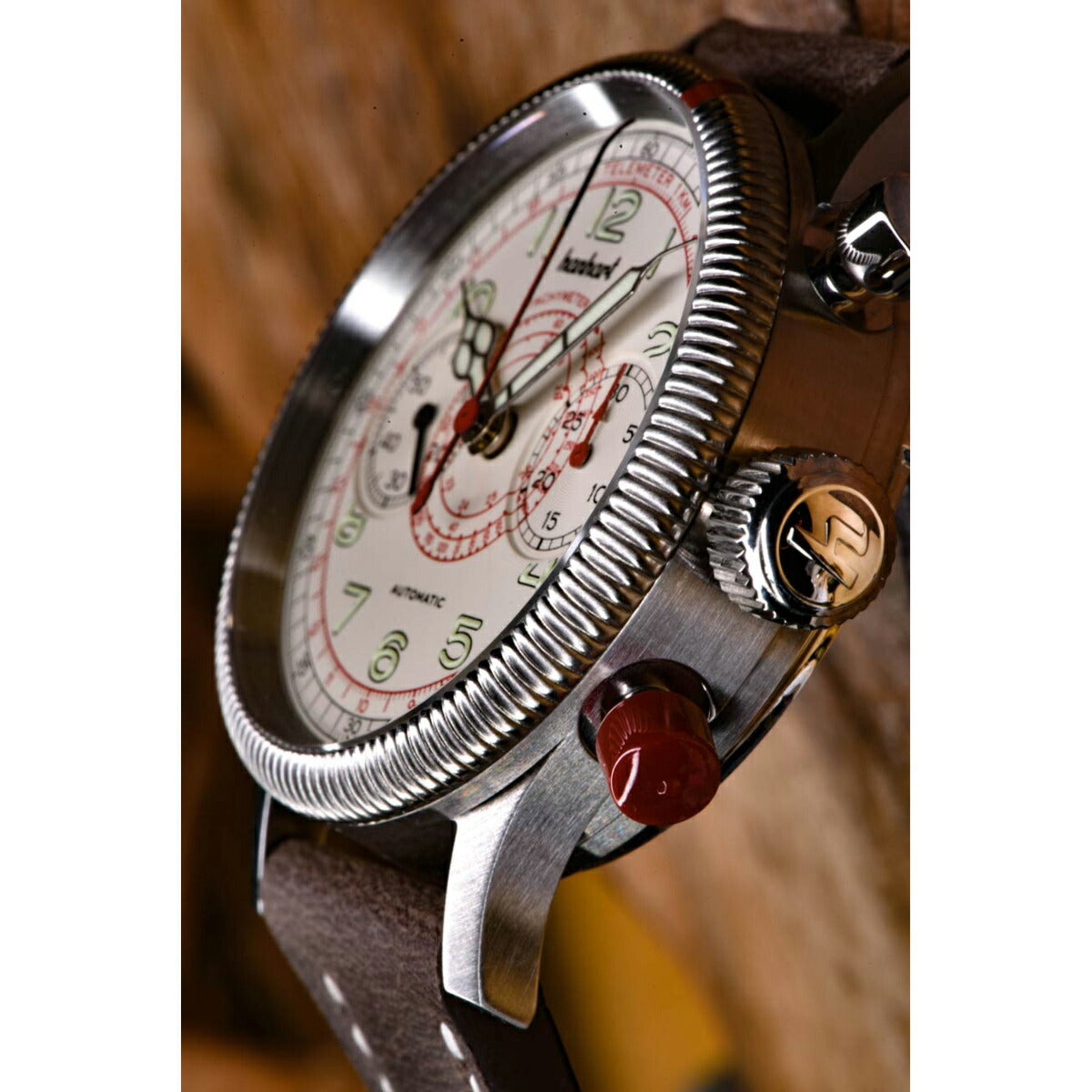ハンハルト hanhart 腕時計 メンズ パイオニア タキテレ PIONEER TachyTele 自動巻き 1H712.200-0010