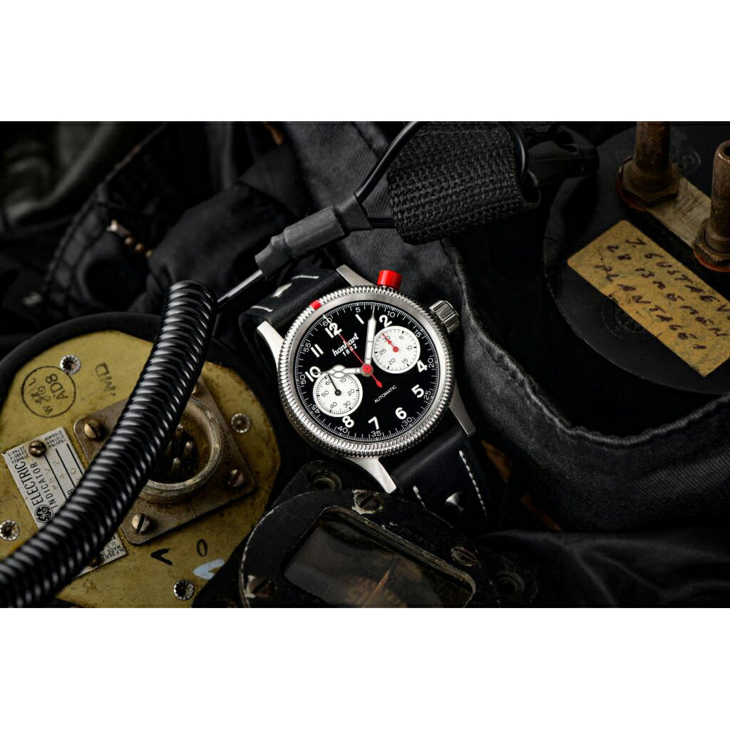 ハンハルト hanhart 腕時計 メンズ パイオニア マークワン パンダ PIONEER Mk I Panda 自動巻き 1H714.211-7010-UB