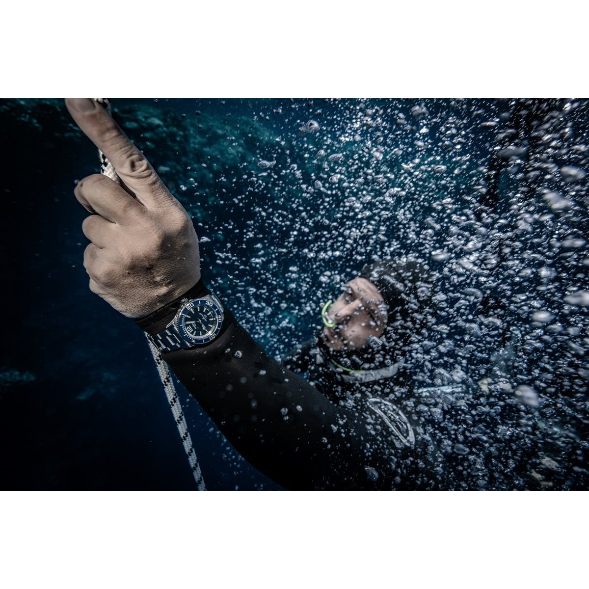 ハンハルト hanhart 腕時計 メンズ アクアスフィア フリーフォール AQUASPHERE FREEFALL ブルー 自動巻き 1H772.270-6428