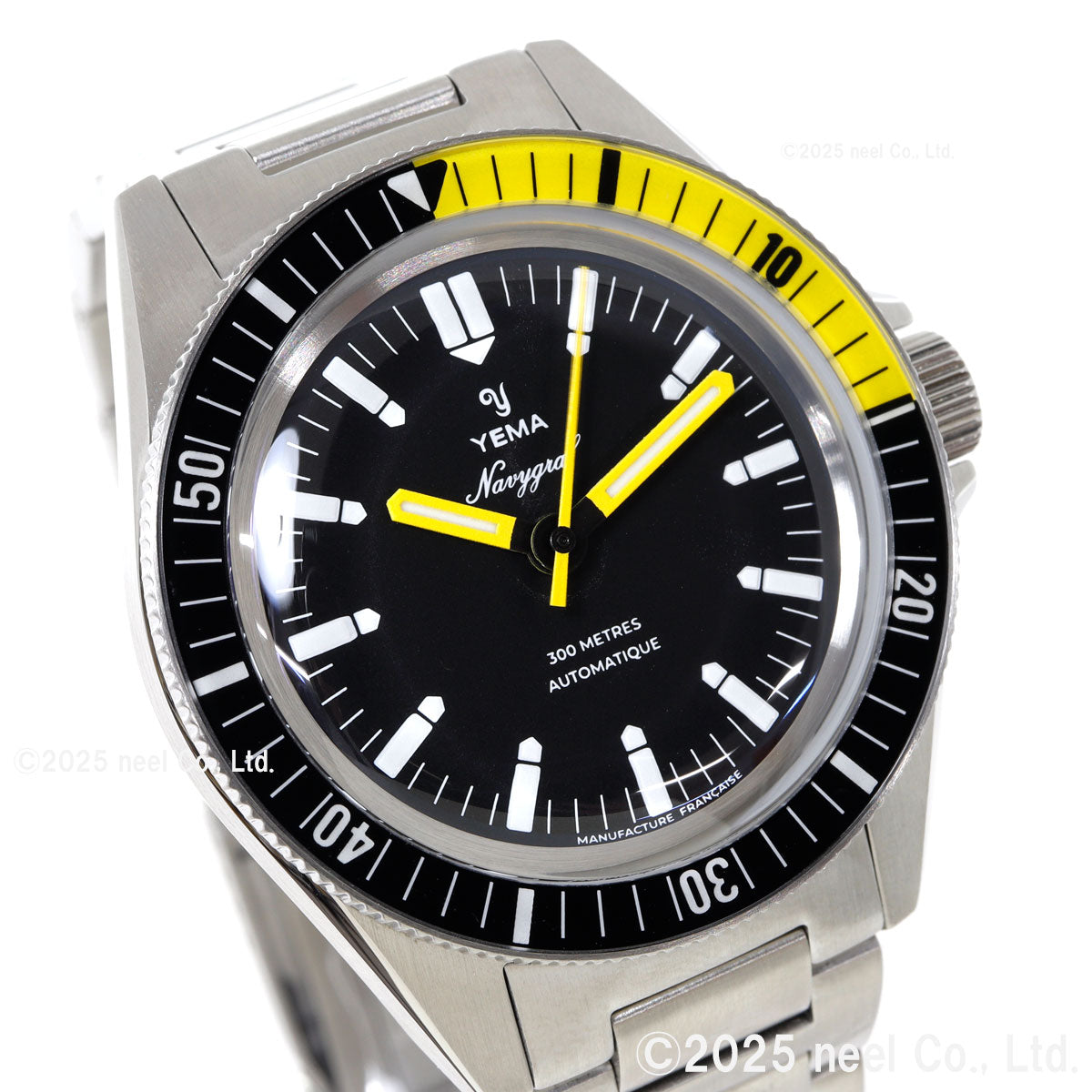 イエマ YEMA ネイビーグラフ CMM.10 腕時計 メンズ 自動巻き ダイバーズウォッチ 21.14.36.SN.M