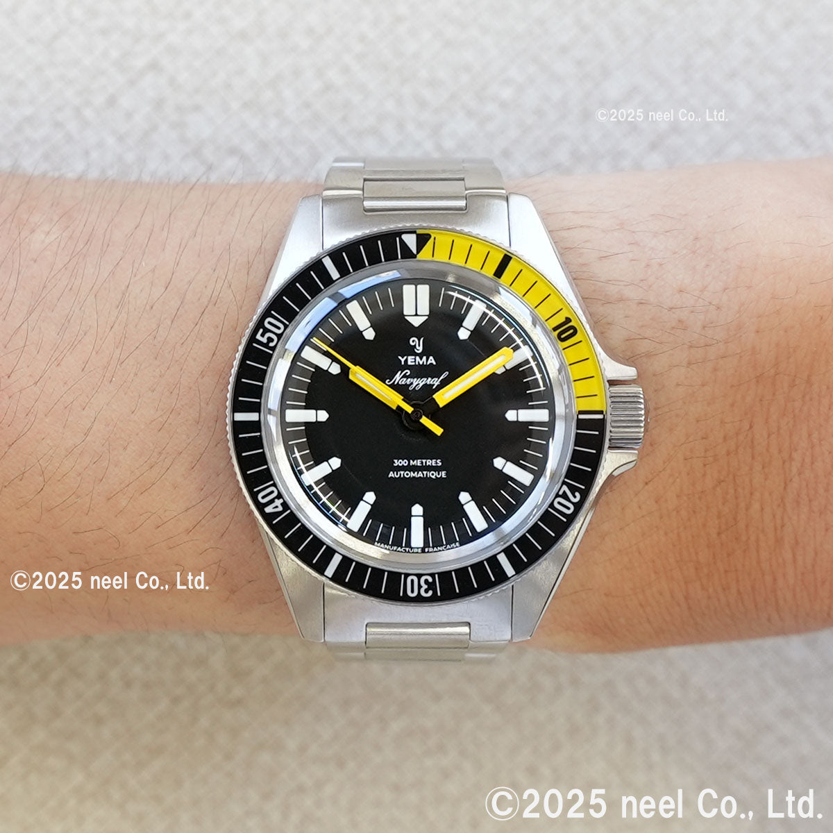 イエマ YEMA ネイビーグラフ CMM.10 腕時計 メンズ 自動巻き ダイバーズウォッチ 21.14.36.SN.M