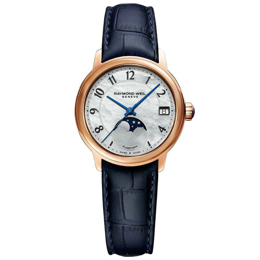 レイモンド ウェイル RAYMOND WEIL マエストロ MAESTRO 腕時計 レディース 自動巻き ムーンフェイズ 2139-P53-05909【60回分割手数料無料！】