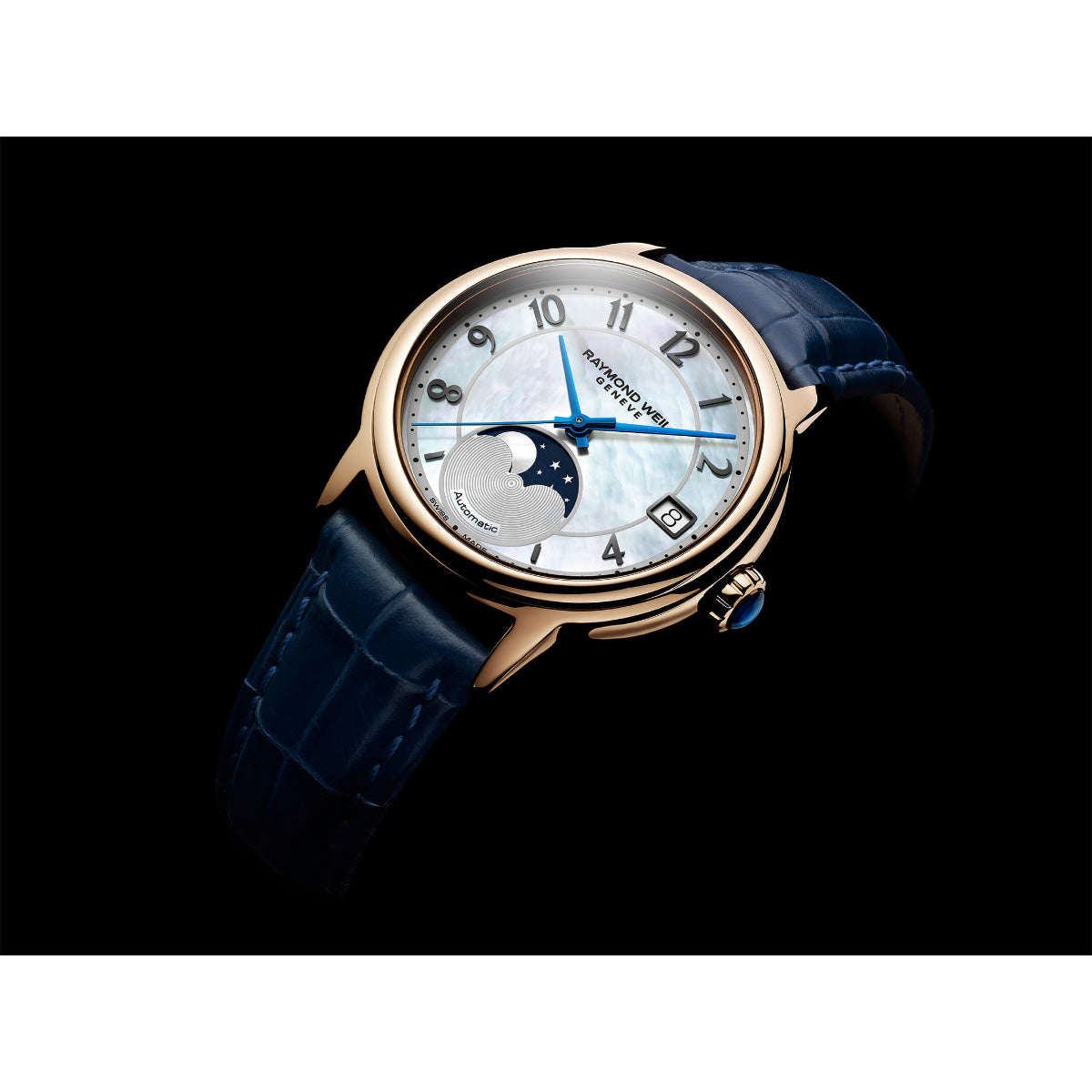 レイモンド ウェイル RAYMOND WEIL マエストロ MAESTRO 腕時計 レディース 自動巻き ムーンフェイズ 2139-P53-05909【60回分割手数料無料！】