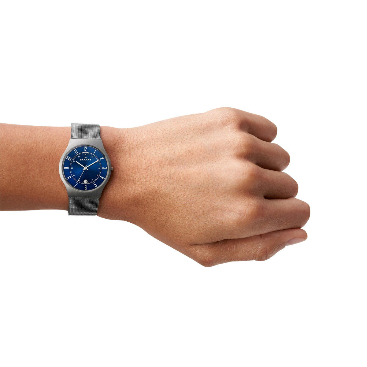 スカーゲン SKAGEN 腕時計 メンズ SUNDBY TITANIUM＆チャコールスチールメッシュウォッチ 233XLTTN