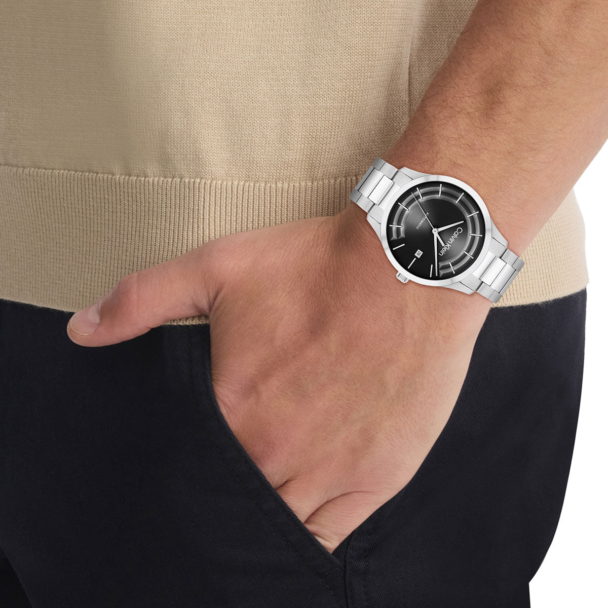 カルバン クライン CALVINKLEIN ICONIC40 腕時計 メンズ 自動巻き 25300021 カルバンクライン