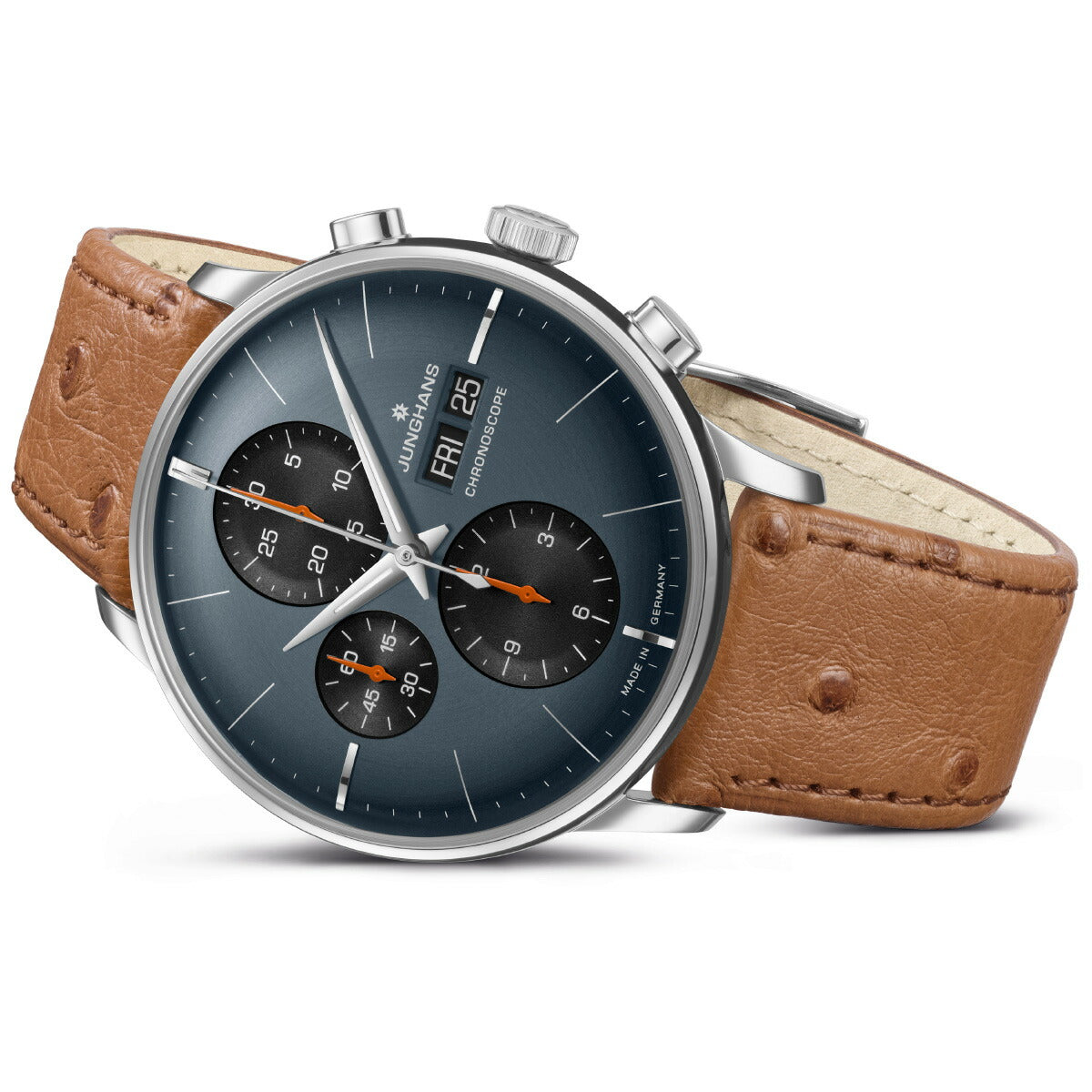 ユンハンス JUNGHANS Meister Chronoscope マイスター クロノスコープ 腕時計 メンズ 自動巻き クロノグラフ 27 4224 03【60回分割手数料無料！】